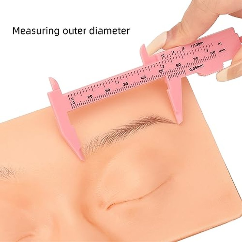 10pcs/box Tattoo Real Operation Practice Embroidery Silicone Tattoo Training Supplies Eyebrow Protect Transfer Eyebrow Skin Sticker (10pcs/bag)