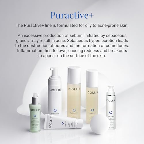 G.M. COLLIN Puractive+ Purifying Mist | Purifying Spray Mist for Oily to Acne-Prone Skin | Provides a Matifying Effect and Leaves Skin Feeling Fresh