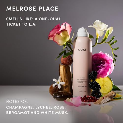 OUAI Melrose Place Dry Shampoo 4.5 Oz - Travel Size, Oily Hair Refresh