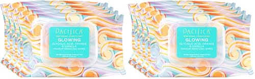 Pacifica Vegan Face Cleansing Wipes Pack of 8 - 120 Count All Skin Types