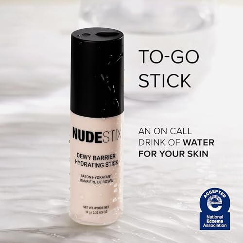 Nudestix Dewy Barrier Hydrating Stick ? On-the-Go Moisture Balm with Ceramides, Squalane, Bakuchiol & Vitamin C | Hydrates, Brightens & Smooths Skin | Clean, Vegan & Travel-Friendly