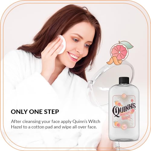 Quinn¡¯s Alcohol Free Witch Hazel with Aloe Vera 16 Ounce (Pink Grapefruit and Orange Rind)