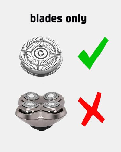 16 Pack Replacement Blades for Skull Shaver Pitbull Silver & Gold PRO - Compatible with Series