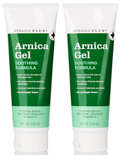 Arnica Bruise Gel - Natural Topical Recovery Gel with Vitamin K, 4 Fl Oz, 2-Pack