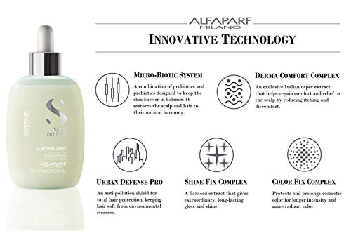 Alfaparf Milano Semi di Lino Scalp Relief Calming Tonic for Sensitive Skin
