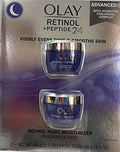Retinol Peptide Night Moisturizer Fragrance-Free 1.7 OZ - 2 Pack