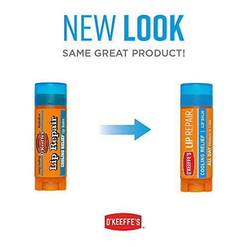 Cooling Relief Lip Balm - Pack of 8, Hydrating Lip Moisturizer with Menthol