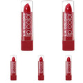 L.A. COLORS Moisture Rich Lip Color, Cherry Red CML529 (Pack of 5)