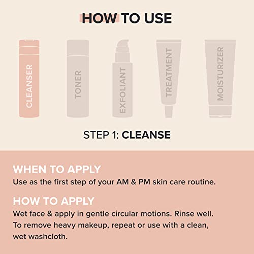 Oil-Reducing Facial Cleanser for Oily Skin - 16 Fl Oz