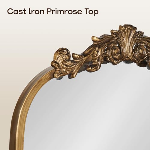 USHOWER Vintage Gold Mirror 24x36 Inch - Antique Baroque Bathroom Wall Decor - Variation of THIS listing