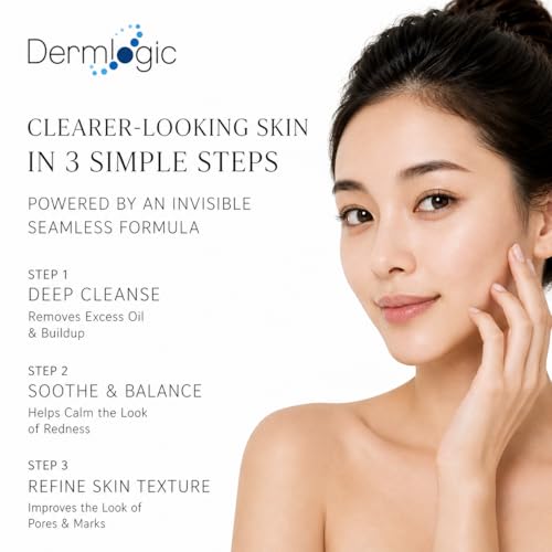 Dermlogic Acne Spot Treatment - Fast-Acting Clear Skin Formula for Face & Body