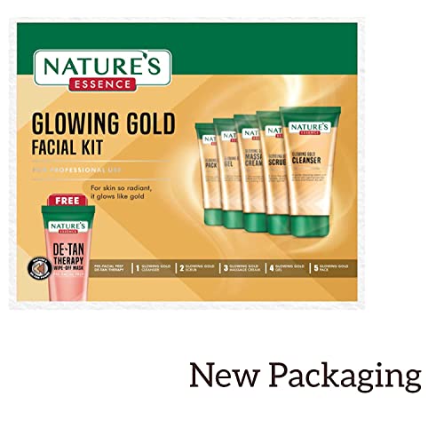 Natures Essence Gold Facial Kit - Brightening 500g for Radiant Skin