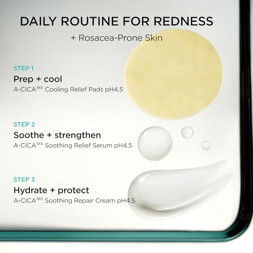 AESTURA A-CICA365 Cooling Relief Toner Pads for Sensitive Skin, 60 Pads
