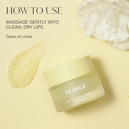 FEMMUE Lip Sleeping Mask Vita Shield - Hydrating Night Lip Treatment with Fatty Acids