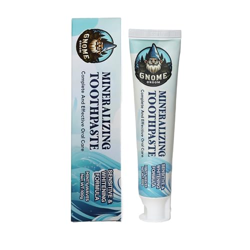 Mineralizing Toothpaste for Sensitive & Whitening Teeth - 10% Hydroxyapatite, Sea Salt, Xylitol, SLS-Free - Variation 2