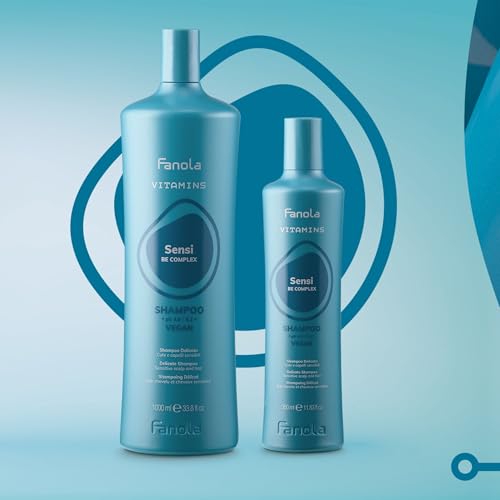Fanola Sensitive Scalp Shampoo 33.8 oz Gentle Hair Wash for Sensitive Skin
