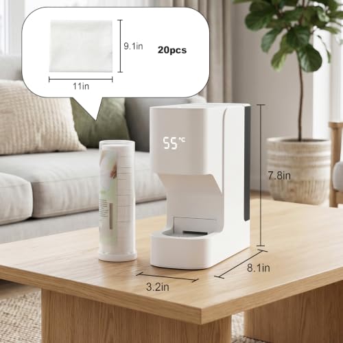 OXBZKMY Hot Face Towel Warmer & Hot Towel Dispenser—Towel Machine, 55°C, 5-Second Heat
