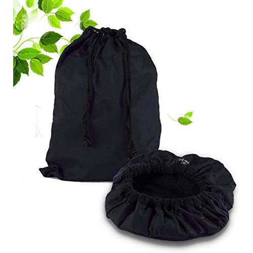 Deep Conditioning, Microwavable Heat Cap for Steaming Hair Styling and Treatment Steam Cap Steaming Haircare Therapy (Black)