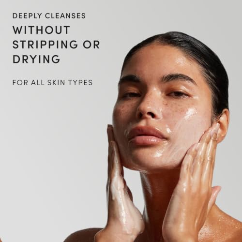 OUAI Detox Facial Cleanser with Glycolic Acid - 7.8 Fl Oz - Deep Cleansing & Hydrating Skin Care