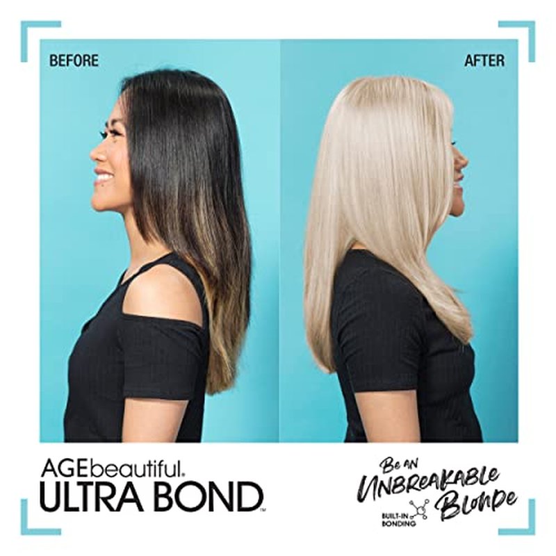 AGE beautiful Permanent Powder Hair Lightener with Ultra Bond Building | Strengthens, Protects & Nourishes | Lifts up to 9+ Levels | For Lightening & Highlights