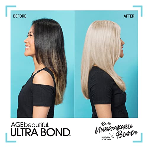 AGE Beautiful Permanent Powder Hair Lightener - 6oz, Ultra Bond Formula, Up to 9+ Levels, Professional Highlights