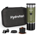 Hydrofast Army Green Portable Electric Espresso Machine with Rechargeable Battery