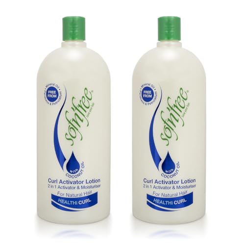 Sofn'Free Moisturizer & Curl Activator Lotion 2 Pack - 33.81 fl oz for Natural Hair