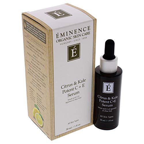 Citrus and Kale Serum with Vitamin C & E - Anti-Aging Face Serum 1oz