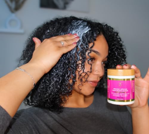 Chebe Hair Growth Butter - Ayurvedic Deep Conditioning for All Hair Types 8oz