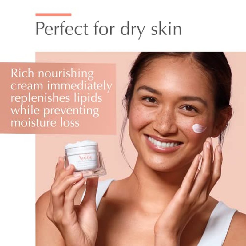 Av?ne Revitalizing Nourishing Cream, Ultra Nourishing Face Moisturizer, Non-comedogenic 1.6 Fl Oz