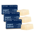 Sage & Rosemary Plant-Based Body Soap Bar - Vegan, Plastic-Free, EWG Verified, 4 Ounces (Pack of 3)