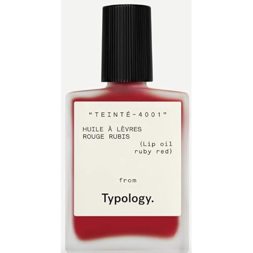 Typology Tinted Lip Oil - Shade 1 Ruby Red & Complimentary Sheet Masque