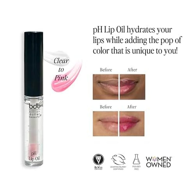 bdb Color Changing pH Lip Oil - Moisturizing, Plumping, and Glossy