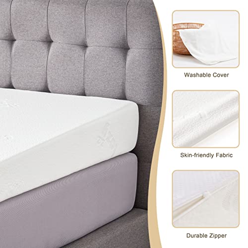 Lazyzizi 7-Inch Wedge Mattress Elevator for GERD Snoring & Reflux Relief