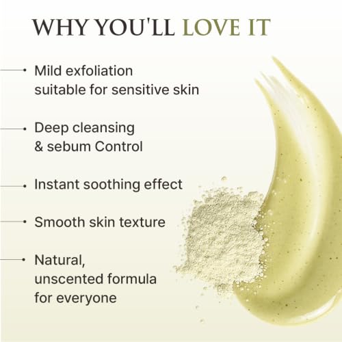 Enzyme Facial Cleanser with Plant Extracts - Gentle Exfoliating Foam 2.82 oz