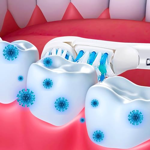 Tang Zhan 16 Pcs Electric Toothbrush Replacement Heads for Braun Oral B Cross Action