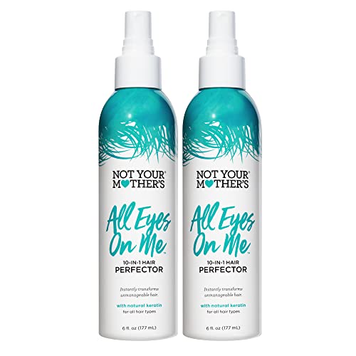 Not Your Mother's All Eyes On Me 10-in-1 Hair Perfector (2-Pack) - 6 fl oz - Heat Protectant for Hair, Moisturizing Detangler Spray, & Frizz Control