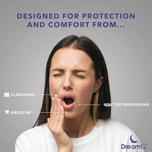 DreamEZ Clear Anti Grinding Mouth Guard for Clenching - 2 Pack, Custom Fit, Made in USA