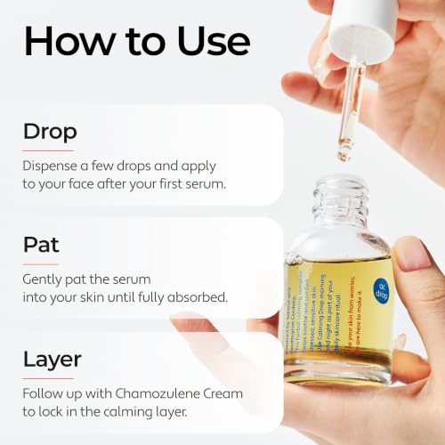 Calming Facial Serum for Sensitive Skin - Korean Skincare 1 Fl Oz