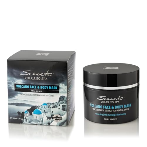 Volcano Clay Mask for Face & Body Detoxifies Pores 200ml