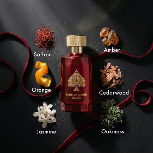 Unisex Long Lasting Oud & Spicy Fragrance Spray 3.4oz - Game of Spades Rouge