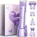 Metallic Purple 5-in-1 Bikini Trimmer for Women - Deluxe Grooming Kit