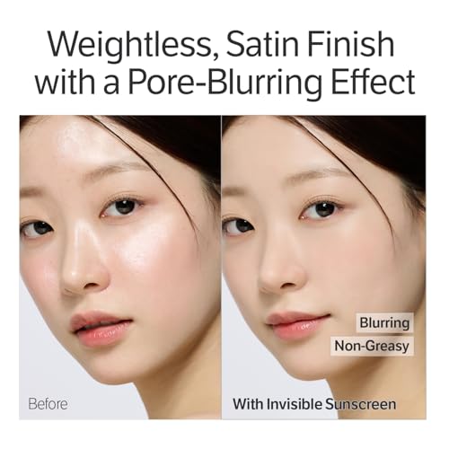 SUNGBOON EDITOR Daily Invisible Blurring Sunscreen with Broad Spectrum SPF 40 Invisible Sunscreen for Face, Makeup Primer spf, 50ml, 1.69 fl.oz, Oil Free, Weightless (Pack of 2)