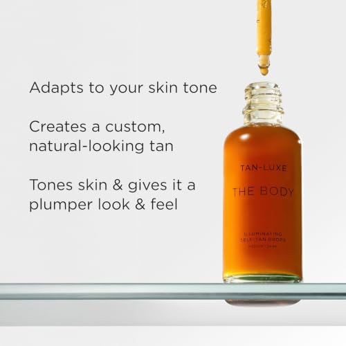 Self Tan Drops for Body - Medium/Dark, 1.69 Fl Oz, Custom Tanning & Skincare