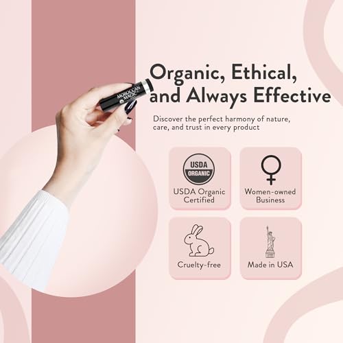 Organic Lip Balm Set - 8 Piece Variety Pack with Argan & Essential Oils