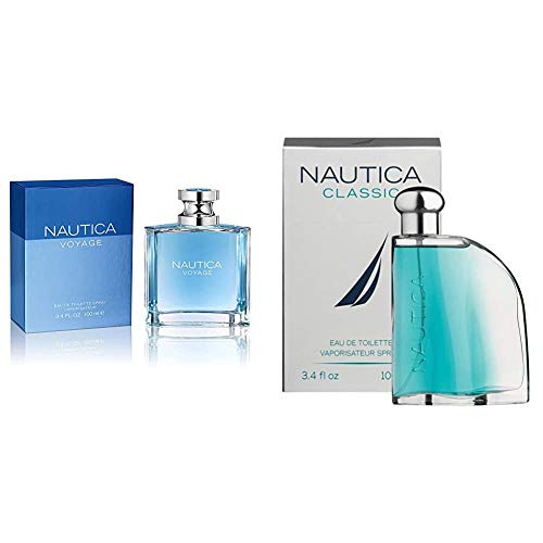 Nautica Voyage Men Eau De Toilette Spray 3.4 Fl Oz - Fresh Masculine Fragrance