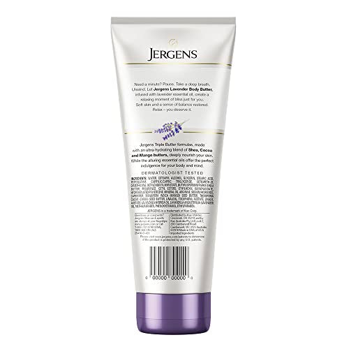 Lavender Body Butter Lotion for Women - 7 Oz Pack of 5, Moisturizing & Relaxing
