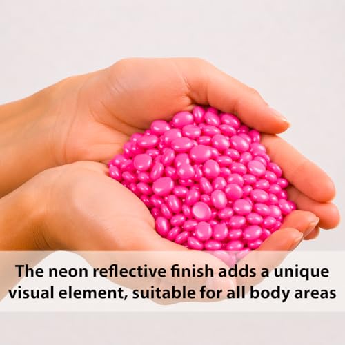 Glam Grenade Neon Reflective Hard Wax Beads 2 Pack 16 oz - Sensitive Skin