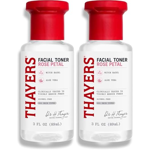 Thayers Blemish Clearing Acne Pads, Salicylic Acid Acne Treatment for Face, Pore Reducing, Exfoliating, and Soothing Skincare, Witch Hazel Toner Pads, 60 Ct