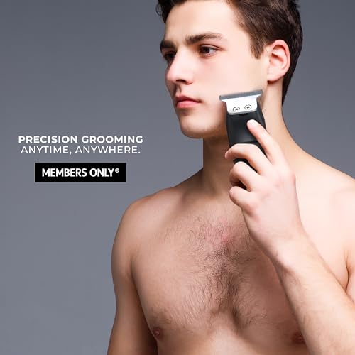 Members Only 7-Piece Cordless T-Blade Hair Trimmer for Beard & Grooming